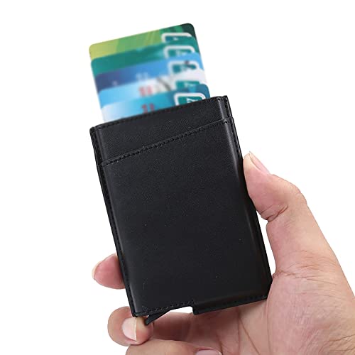 Credit Card Wallet Metal Card Case Card Holder Card Holder Card Holder for Men Women(Black)4
