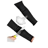 Zerone Arm Protectors for Thin Skin, Level 5 Heat/Burn/Cut Resistant Arm Sleeves - Kevlar&Steel Wire Anti Abrasion Arm Guard for Men Women Garden Kitchen Farm Welding Work