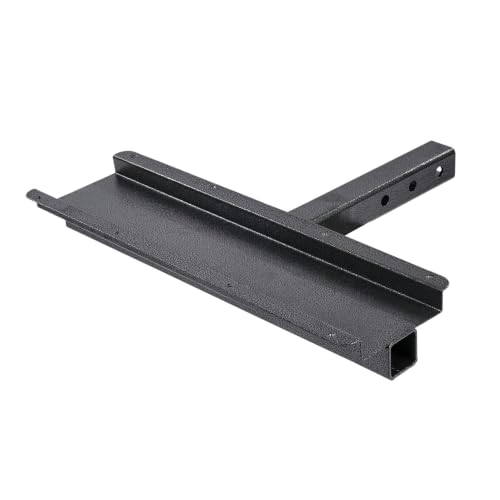Portamotos universal ajustable con rampa de carga para enganche, acero, 300 kg miniatura 4