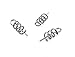Honbay 100pcs Spring Twist Lock Fishing Hook Centering Pin for Soft Lure Bait Worm Crank