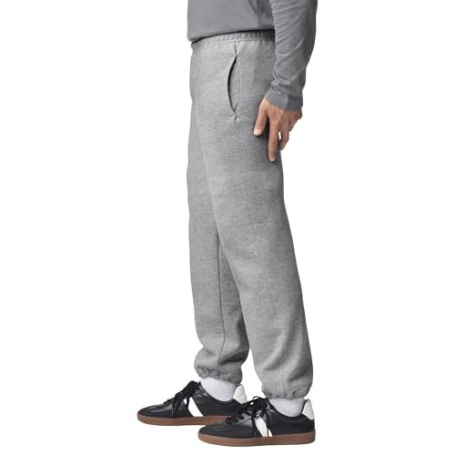 Image of Gildan Men's Fleece Elastic Bottom Pocketed Pant