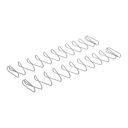 FELTECHELECTR 2pcs Trapezoidal Flat Compression Springs Mechanical Wire Springs 1x9.5x35x160mm Steel Flat Components for Industrial Machinery Spare Parts and Mechanical Equipment