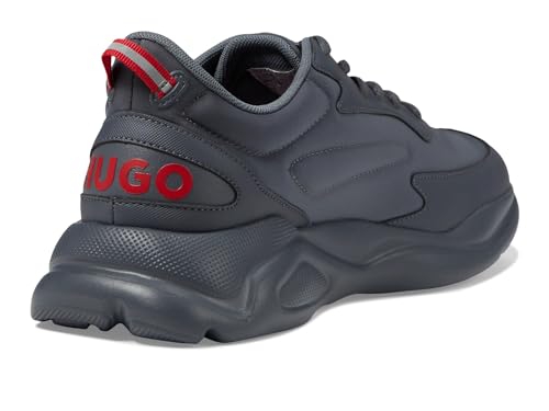Image of Hugo Men's Running Style Sneakers with Thick Rubber Sole