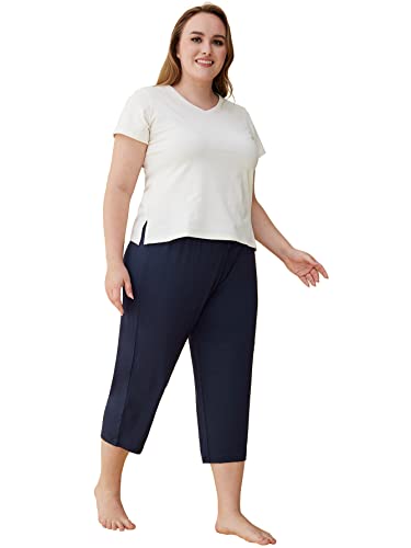 Image of Latuza Women's Knit Capris Sleepwear