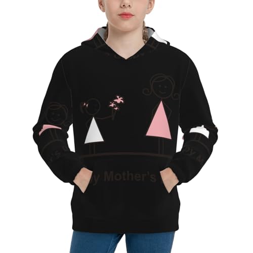 Happy Mother's day Kid Hoodies Boys Sweatshirts Girls Pullover with Pocket