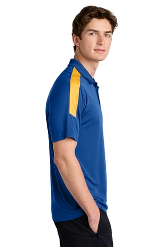 SPORT-TEK Unisex Competitor United Polo | Collared Short Sleeve Shirt for Men & Women, Classic Fit Summer Top with UPF 302