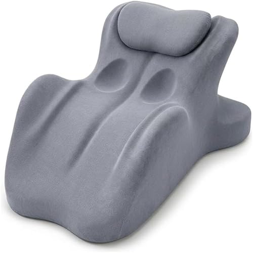 Almohada de cuña Gresonic ergonómica de espuma viscoelástica gris 2