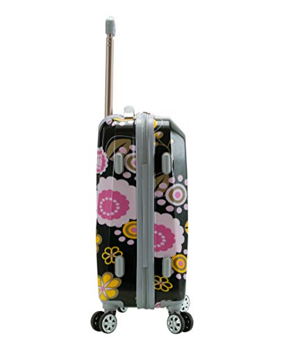 Image of Rockland Vision Hardside Spinner Wheel Luggage, Pucci, Carry-On 20-Inch, Vision Hardside Spinner Wheel Luggage