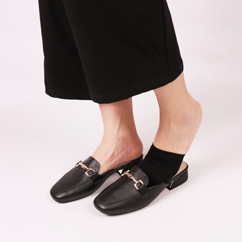 Image of Toe Socks for Mules, Half Socks No Show Toe Toppers Covers for Women, Invisible Footies for Flat Clogs 4 /6 /8 pairs