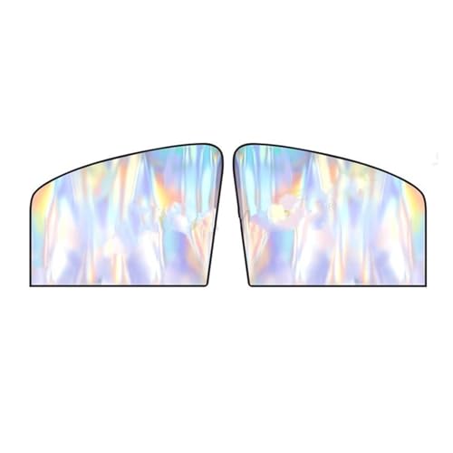 Pare soleil anti UV magnétique pour fenêtre avant de voiture - Lot de 2 rideaux de protection