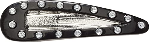 Image of Crocs Jibbitz Shoe Charms for Her | Jibbitz, Black Barrette, One Size