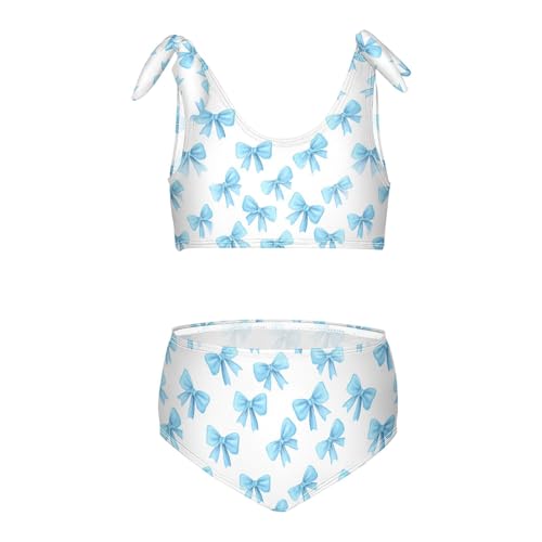 Image of Boccsty Cute Crab Red Blue Girls Swimsuits Kids Bikini Sets 2 Pcs Bathing Suit for 3T