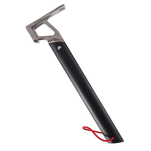 Mikikit Camping Hammer for Tent Stakes Portable Tent Peg Mallet Outdoor Hammer Tool Aluminum Handle