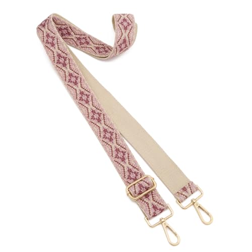 Image of ZOOEASS Wide Shoulder Strap Adjustable Replacement Belt Guitar Style Crossbody Bag Handbag Strap Multicolor Canvas Straps(Wide:1.5in)(Color6)
