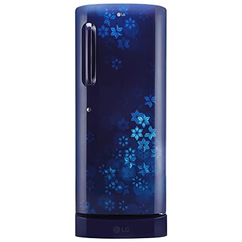 Image of LG 235 L 3 Star Direct-Cool Inverter Single Door Refrigerator Appliance (GL-D241ABQD, Blue Quartz, Base stand with drawer & Moist 'N' Fresh, 2022 Model)