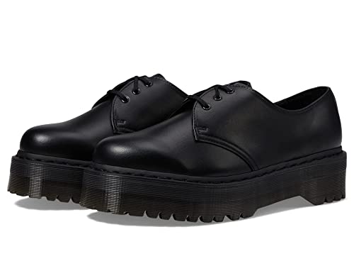 Dr. Martens 1461 Quad ブラック UK5 Dr. Martens Unisex-Adult V 1461 Quad Mono Oxford, czarny, 9