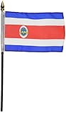 US Flag Store Costa Rica Flag 4 by 6-Inch