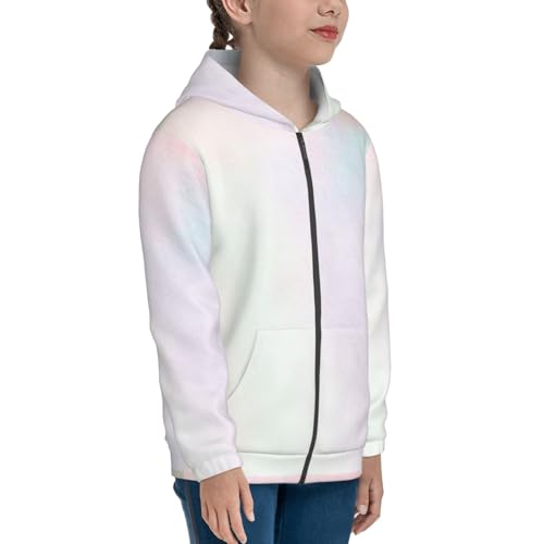 Wallpaper Shape Kid Hoodies Boys Zip Up Sweatshirts Girls Pullover with Pocket4