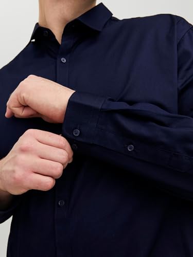 JACK & JONES Male Oberhemd Plus Locker geschnitten Oberhemd – Ansicht 5