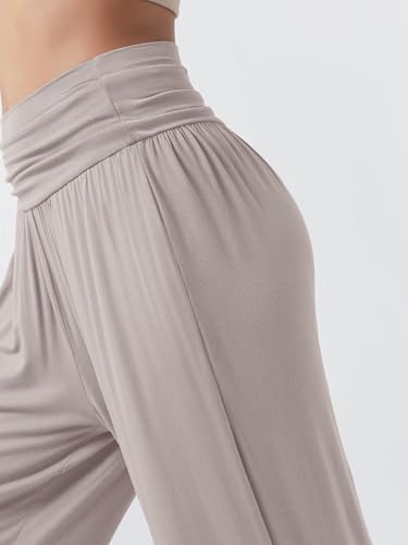 Image of ODODOS Women's Wide Leg Palazzo Lounge Pants with Pockets Light Weight Loose Comfy Casual Pajama Pants-26 /28 /30 inch /32 inch Inseam