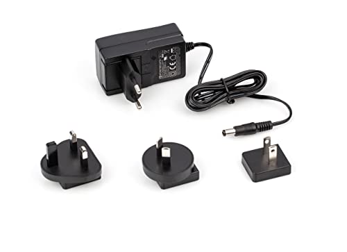 Adaptador de corriente de 12 V y 500 mA Kern YKA-43 multiregión con clavijas intercambiables de red