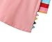 YAGATA Toddler Christmas Dress Girls Fall Dress Casual Toddler Long Sleeve Dress Pink Dress for Girls Pink 3T