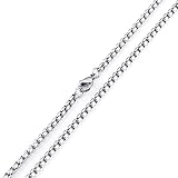 Aotiwe Collares con significado, collares góticos, gargantilla de acero inoxidable, cadena de eslabones Belcher, regalos de graduación para hombres, 24 inch x 3mm, Acero inoxidable, Sin piedra