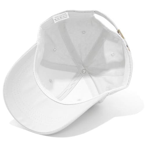 Image of XYIYI Original Classic Cotton Baseball Cap Adjustable Dad Hat Unconstructed Plain Cap