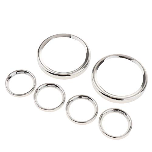 figatia Anel Da Luneta Dos Medidores de Velocímetro para Harley Touring FLHX FLHT FLH 1986 2013
