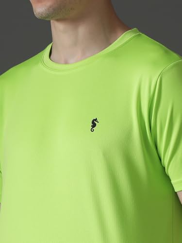 Image of EPPE Men's Round Collar T-Shirt | Regular & Dry Fit Summer Stylish Casual Tee | Polyester Half Sleeve T-Shirts for Men.