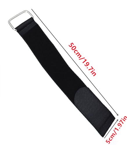 Image of 1 Pair 50cm Universal Overlength Rowing Machine Foot Straps Elliptical Machine Pedals Straps Rowing Machine Pedal Trainer Straps Leg Training for Fitness Home Sports Office Accessories