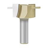 Heavy-Duty 12.7mm Shank Milling Tool Enhanced Wear Resistance for Aluminum Woodworking Tasks Gold Plated Router Bit