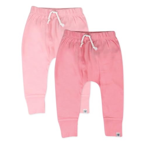 Image of Multipack Honest Pants Joggers Pull on 100% Organic Cotton for Infant Baby and Toddler, Boys, Girls, Unisex