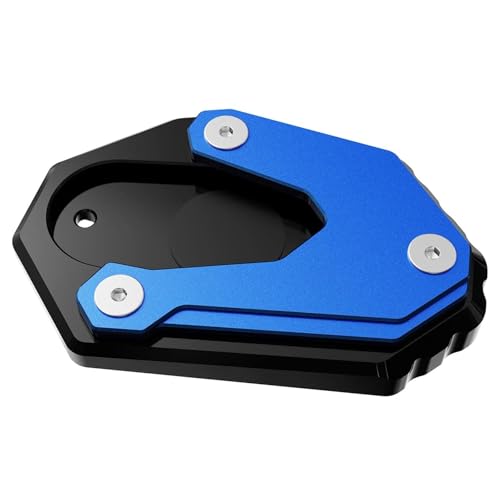 Seitenständer Splatte Motorrad-Seitenständer-Auflage Für Suzuki GSX-S1000 GSX-S1000F GSX-S1000S 2015–2023 Seitenständer-Auflageplatte Vergrößern Polster(Blau2)