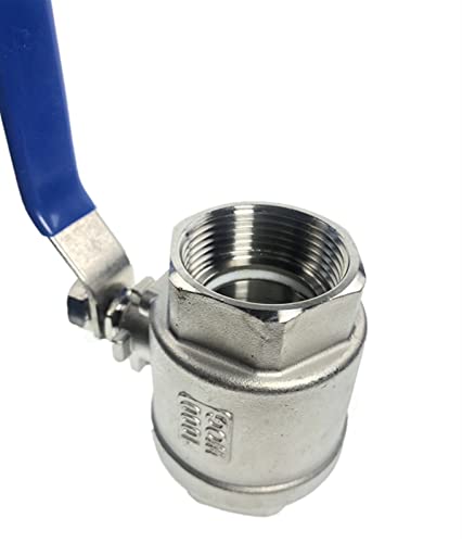 Válvula de bola DN25 de dos piezas en acero inoxidable 304 para control de flujo eficiente 4