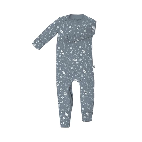 Image of GUNAMUNA Unisex Baby Toddler Ultra-Soft Convertible Pajama, Footie or Romper Sleeper with Diaper Zipper, Newborn to 24 Months