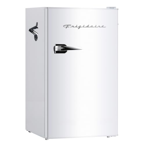 Frigidaire Retro Compact Fridge with Chiller, 3.2 cu ft Countertop Fridge with Built-In Bottle...