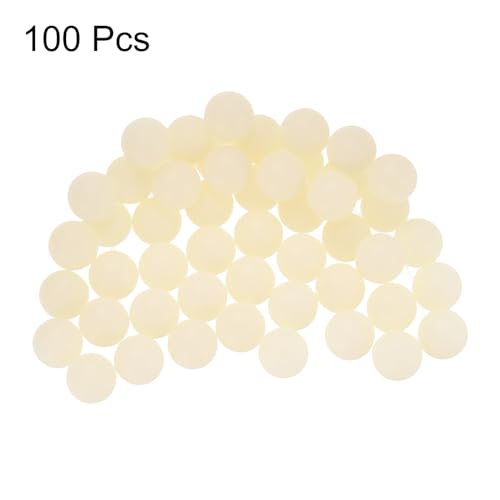 Image of uxcell 100 Pcs Precision Nylon Bearing Balls 10mm Solid Plastic Mini Nylon Balls