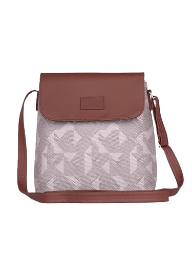 Image of ZOUK Flap Sling Bag | Crossbody Bags for Women | Women's Handbags | Stylish | Vegan Leather Evening Bag | Travel & Office Use | Purse and Wallet |