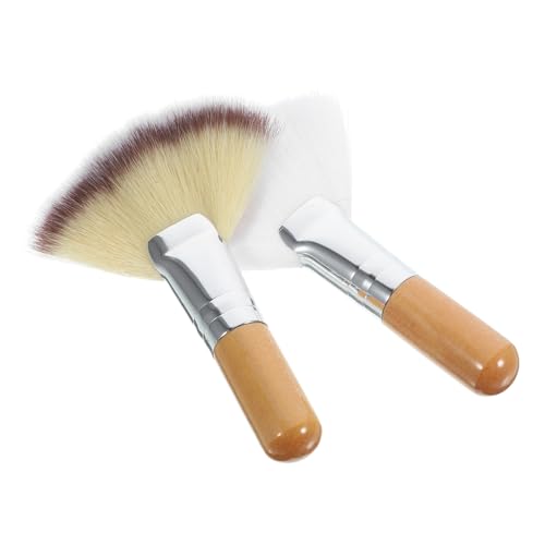 FRCOLOR Loose Powder Brush Setting Brush Set Soft Bristles for Blush Highlighting Setting Powder