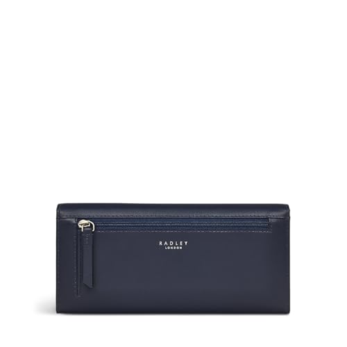 RADLEY London April Showers Women's Large Leather Flapover Wallet, Ink2