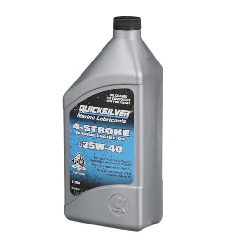 Quicksilver 25W-40 Oil Change Kit for 4-Stroke 40hp, 50hp and 60hp Mercury Outboards by Quicksilver - Image 4