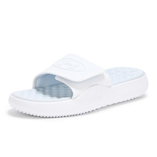 Under Armour Women's Ignite Pro 8, (100) White/Halo Gray/White, 8, US