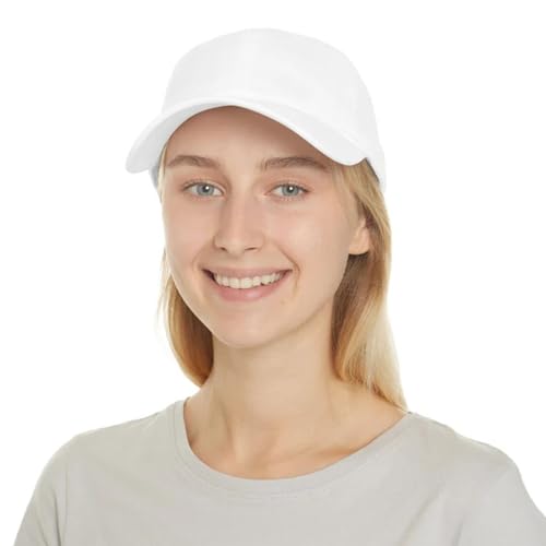 Image of Tergy 2PCS Blank Baseball Caps Adjustable Back Strap Golf Dad Hat for Men and Women (2PCS White)