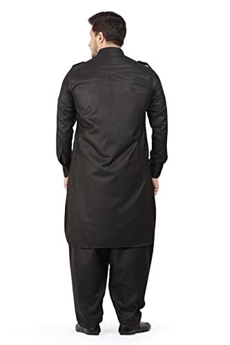 Image of K-ROYALS Full Pathani Suit for Mens /Cotton Blend Pathani kurta payjama set for mens