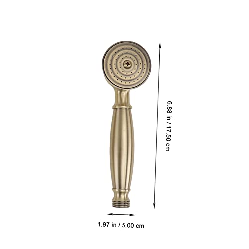 Pommeau de bain en laiton bronze rétro chic et haute pression - 3