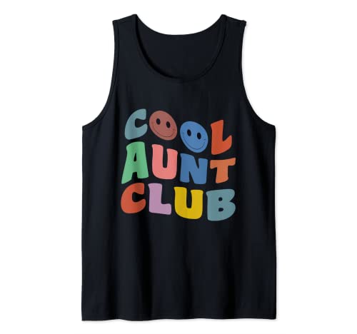 Cool Tía Club Funny Smile Colorido Cool Tía Club Tías Camiseta sin Mangas