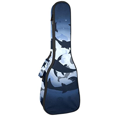 Sac de rangement pour ukulélé soprano imperméable et rembourré 10 mm