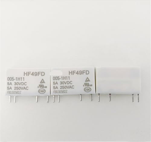 Relais de puissance HF49FD 5V 12V 24V micromodule commutation 5 pièces