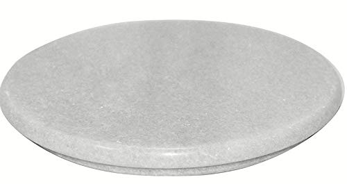 chakla for Kitchen Hand Made Durable White Marble Chakla, for Making Roti/Chapati/Papad Maker. (1 pc White Marble Chakla).-image-12